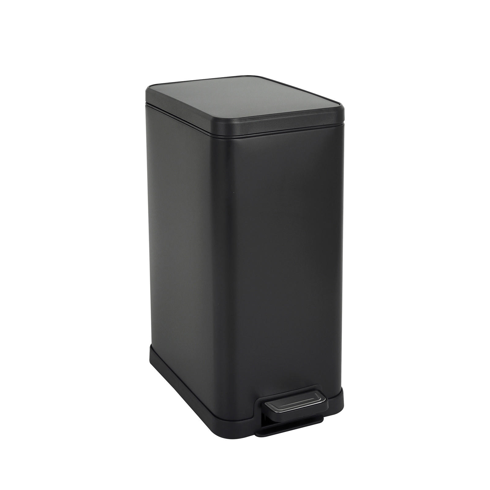 MÜLLEIMER STM15 15L Schwarz - Schwarz, Metall (20/45/36cm) - SVITA