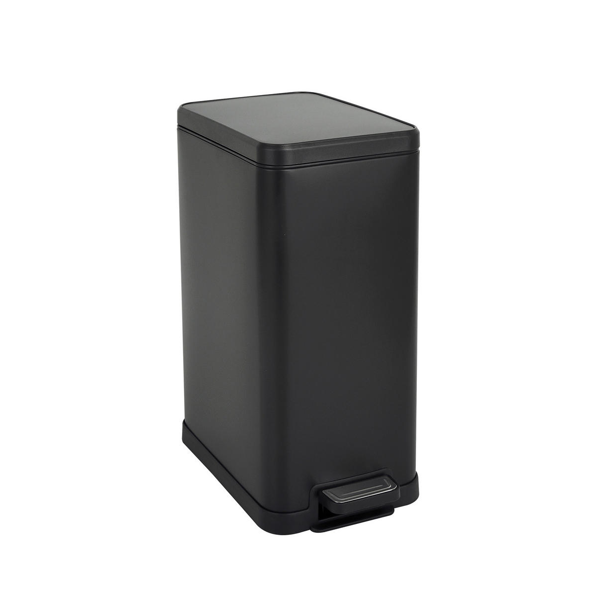 MÜLLEIMER STM15 15L Schwarz - Schwarz, Metall (20/45/36cm) - SVITA