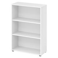 REGAL - 3 Ordnerhöhen 33/80/114,4 cm in Weiß - Weiß, Holzwerkstoff (80/114.4/33cm) - bümö