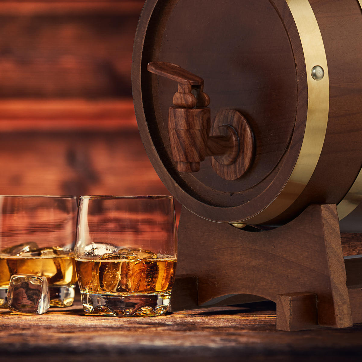 DREVENÉ súd - svetlohnedá, kov/drevo (18.5/25/28cm) - Relaxdays