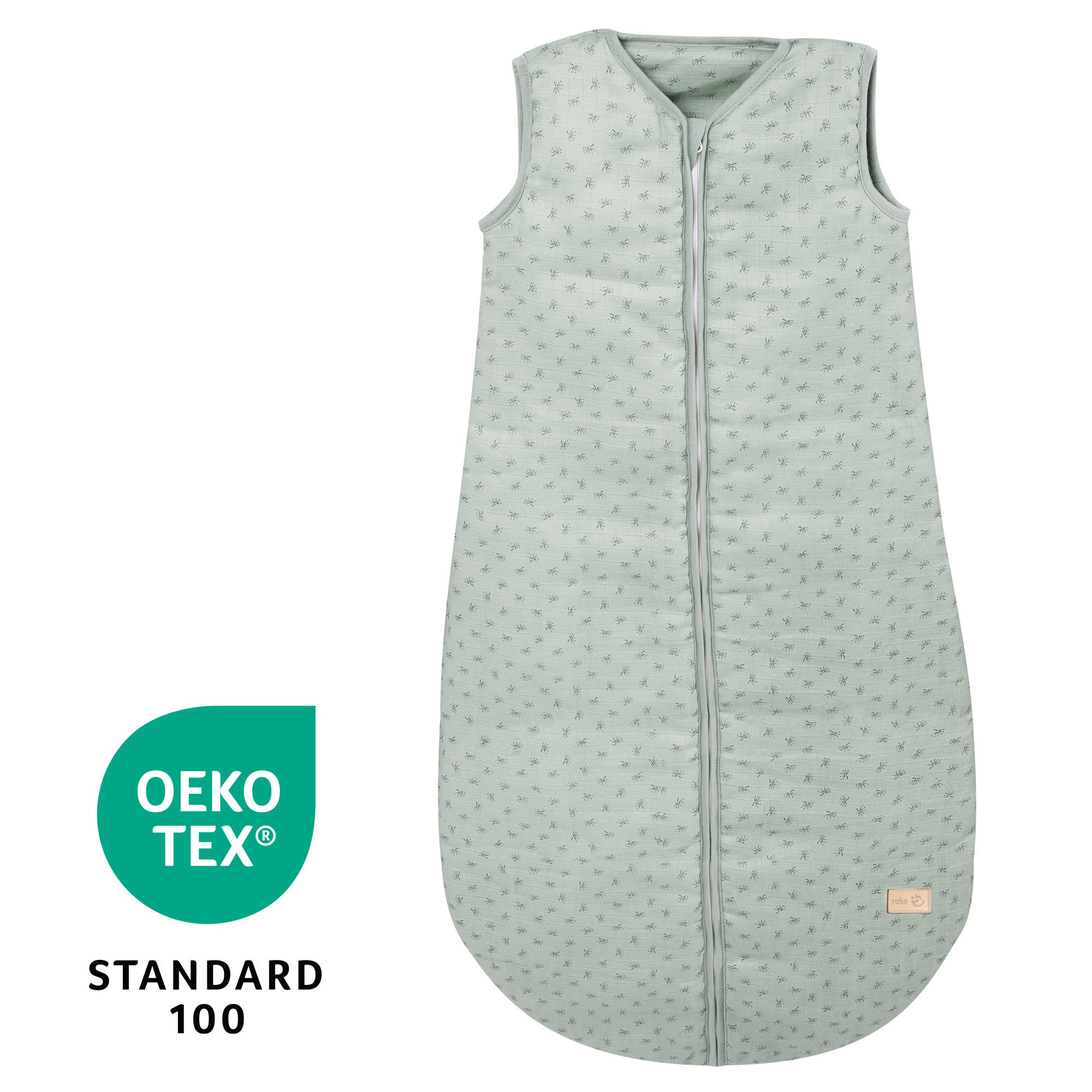 SCHLAFSACK Lil Planet 110 cm frosty green - Grün, Textil (65/110cm) - Roba