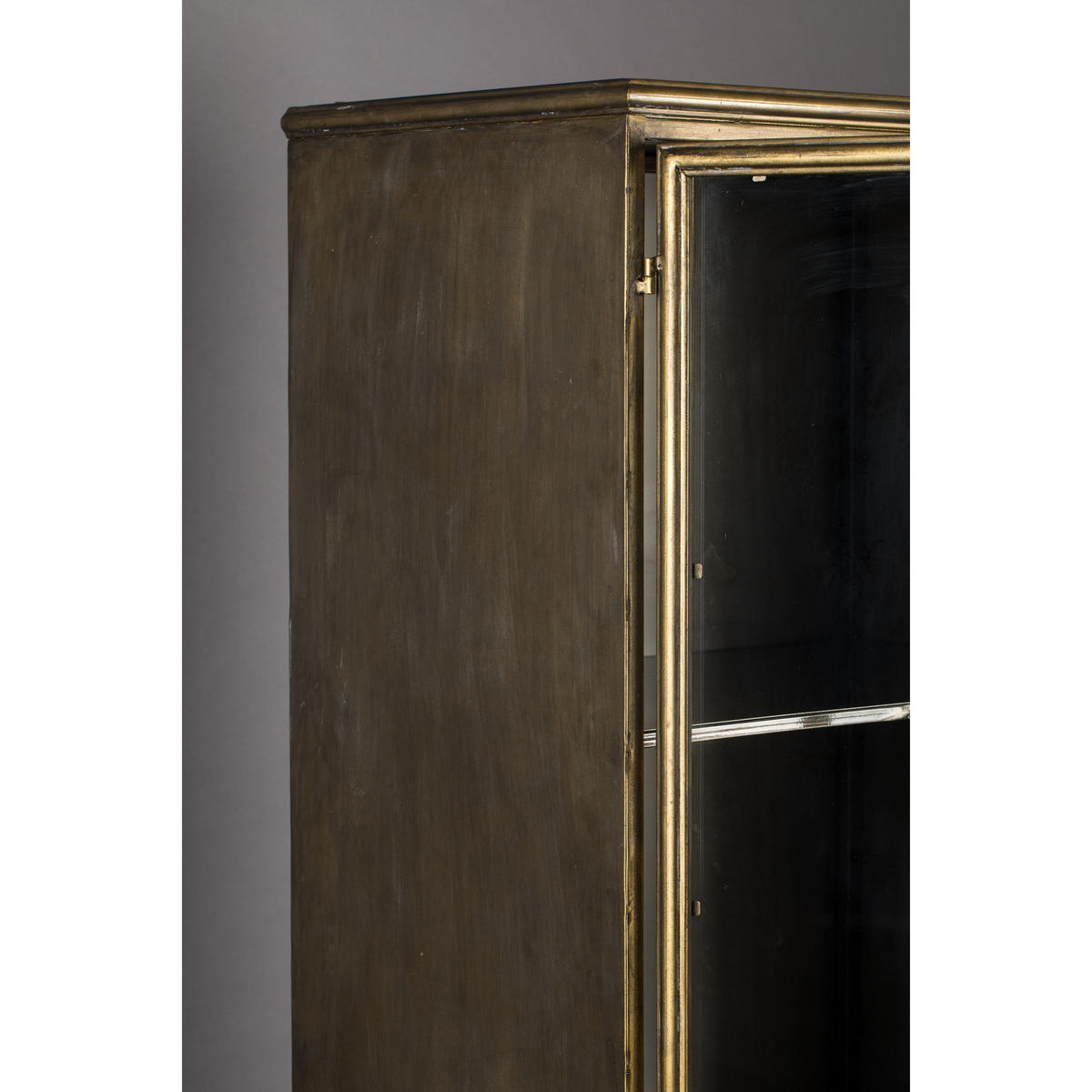 AUFBEWAHRUNGSSCHRANK Gertlush Metall Gold - Goldfarben, Metall (63.5/184/41.5cm) - Dutchbone
