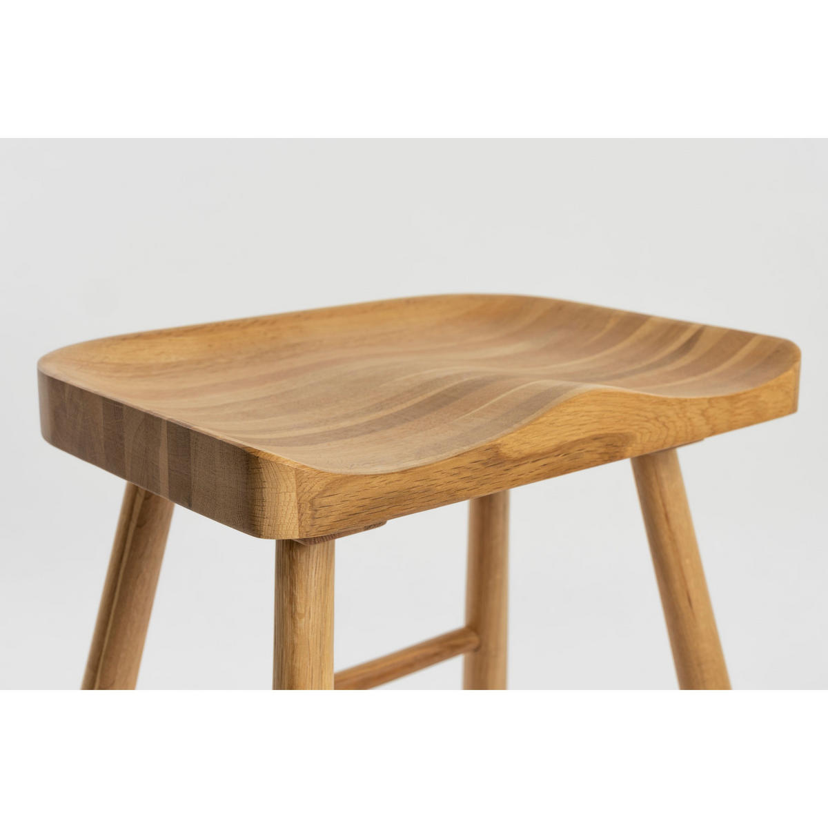 BARTRESENHOCKER aus Holz, H65,5 cm - Vander - color_light_wood - Eschefarben, Holz (50/64/39cm) - Drawer