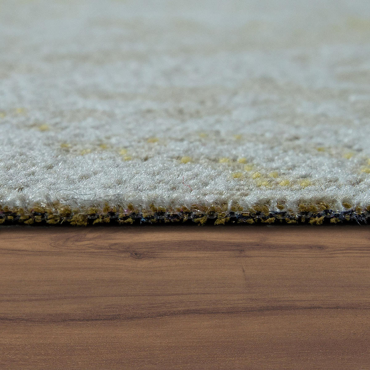 OUTDOOR Teppich Ornament-Muster Balkon, Terrasse schmutzabweisend Gelb Rechteckig 60x100 - Gelb, Textil (60/100cm) - KADIMA DESIGN