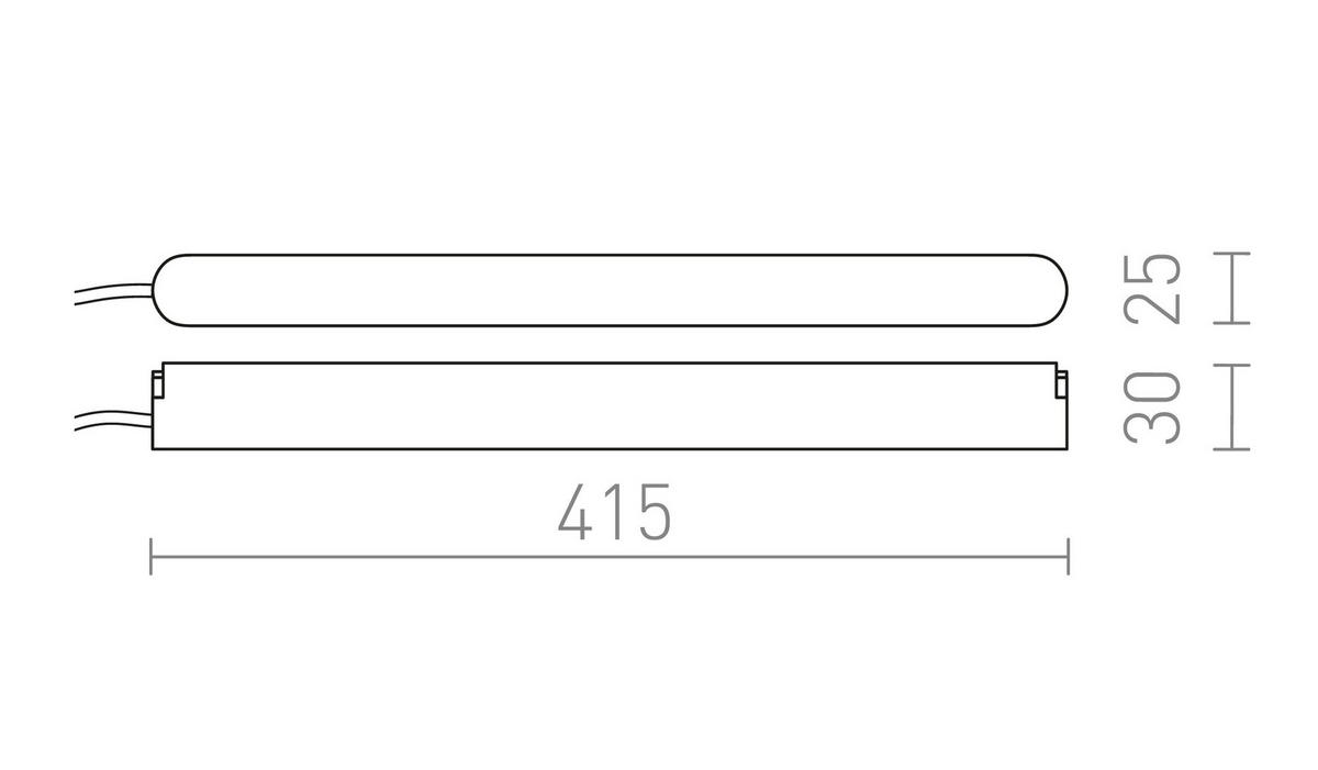 LEUCHTE VEGA TUYA DIMM Schwarz 100 W - Schwarz, Metall (41.5/25.8/29cm) - Rendl