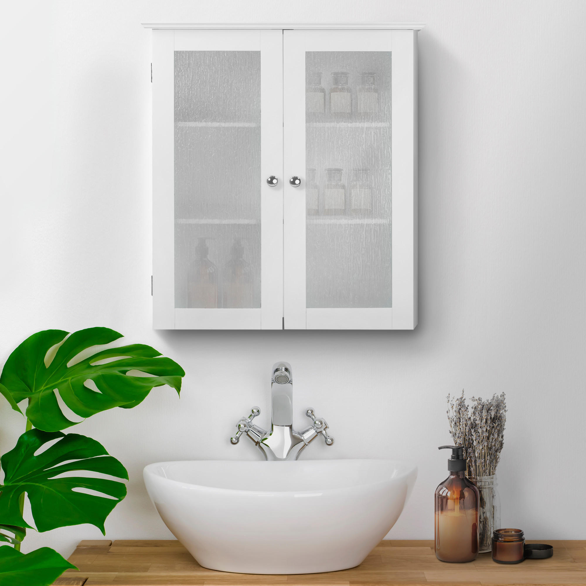 HÄNGESCHRANK Weiß - Weiß, Holzwerkstoff (20.3/63.5/63.5cm) - Teamson Home