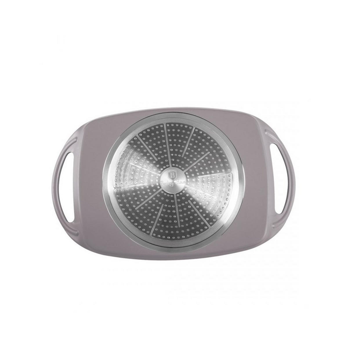 GRILLPFANNE Grau 42/29/2 cm BH8107 - Grau, Metall (42cm) - Berlinger Haus
