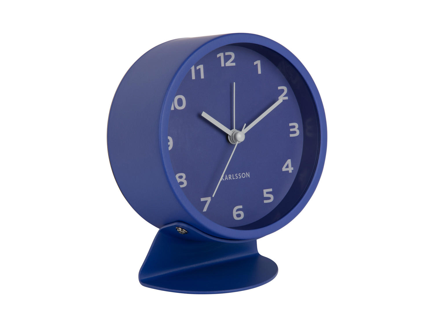 WECKER Cool Retro Blau 11/11/13 cm - Blau, Metall (11/13/11cm) - Karlsson