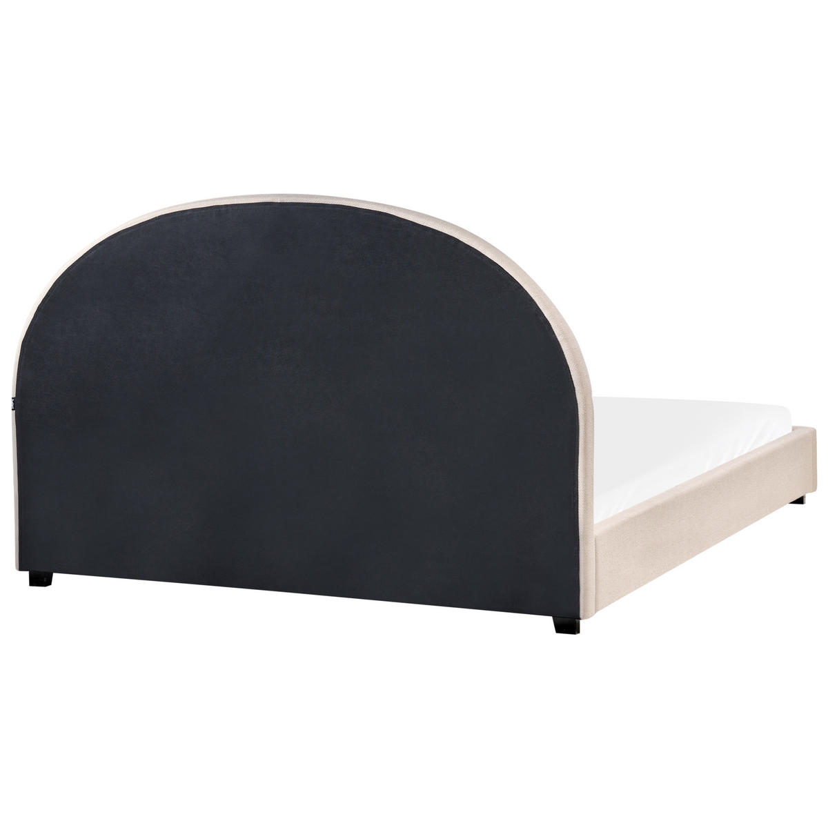 WASSERBETT 160/200 cm Hellbeige Vaucluse - Beige, Textil (160/200cm) - Beliani