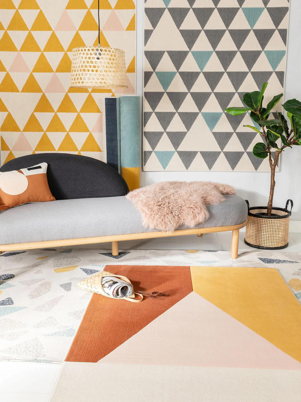 TEPPICH Dessert Multicolor 120x170 cm - Multicolor, Textil (120/170cm) - benuta Pop