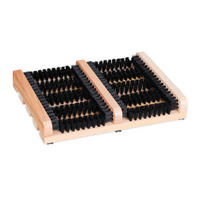 SCHUHABSTREIFER - Hellbraun, Holz/Kunststoff (36/5.5/26cm) - Relaxdays