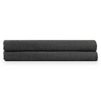 SAUNATUCH 2er-Set, 2x Saunatuch 80/200 cm, Dunkelgrau - Dunkelgrau, Textil (80/200cm) - Blumtal