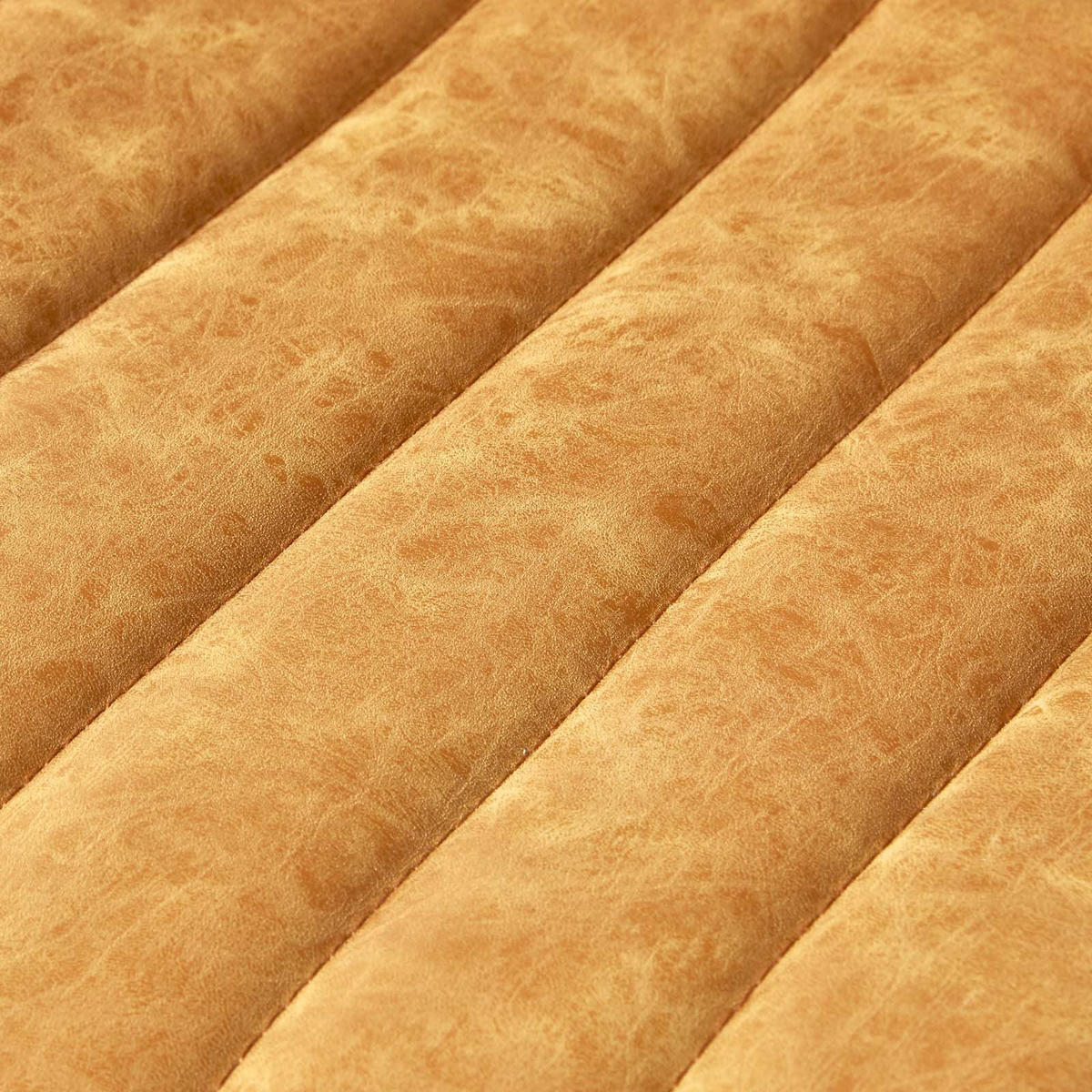 BARSTUHL Ascot, Kunstleder mit Rückenlehne - Bernsteinfarben, Textil (54/97/47cm) - Homescapes