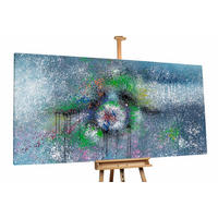 ÖLGEMÄLDE XXL Grün 200/100 cm - Grün, Holz/Textil (6.68/100cm) - KUNSTLOFT