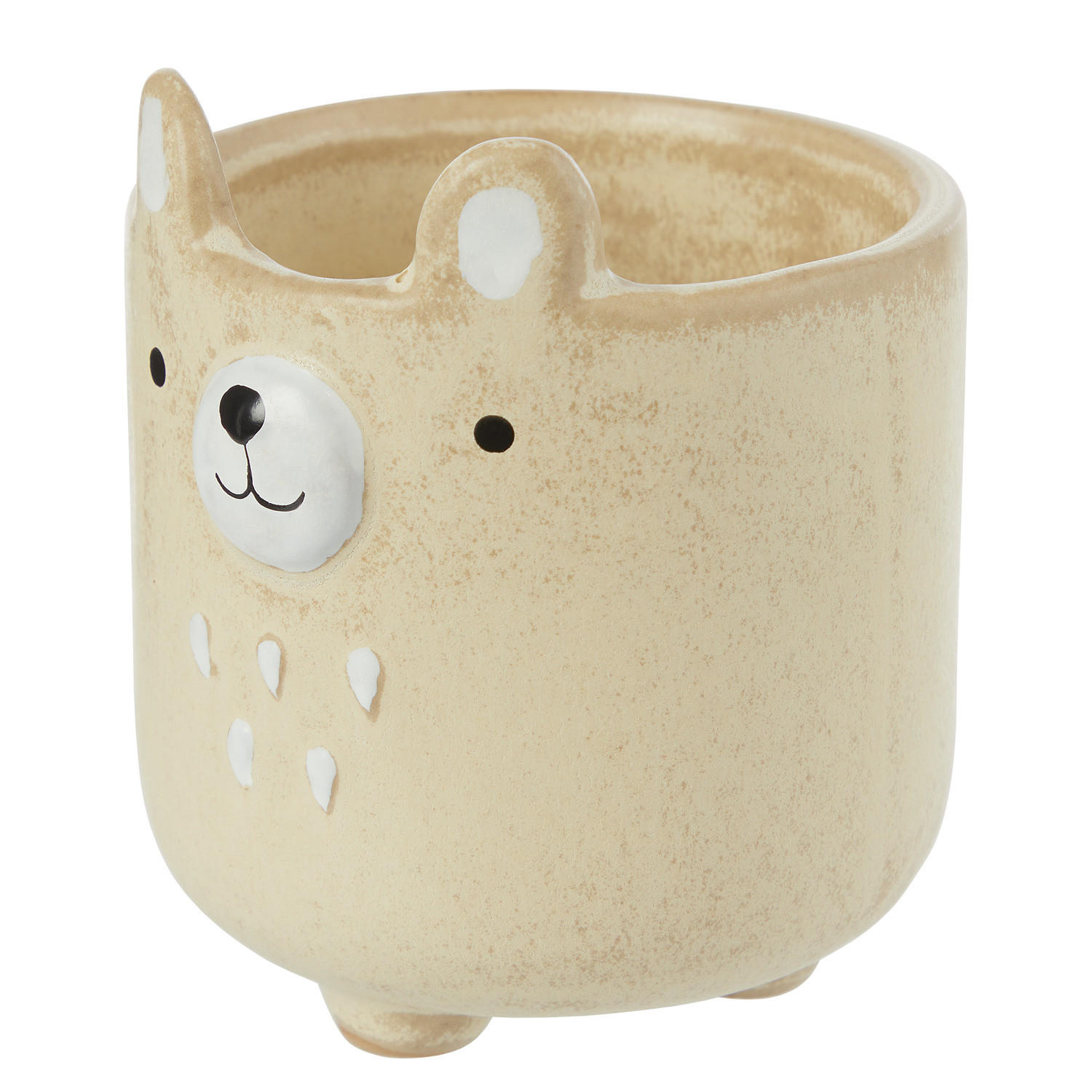 MINI-BLUMENTOPF (8er Set) Olli - Beige, Keramik (10cm) - Butlers