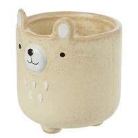 MINI-BLUMENTOPF (8er Set) Olli - Beige, Keramik (10cm) - Butlers