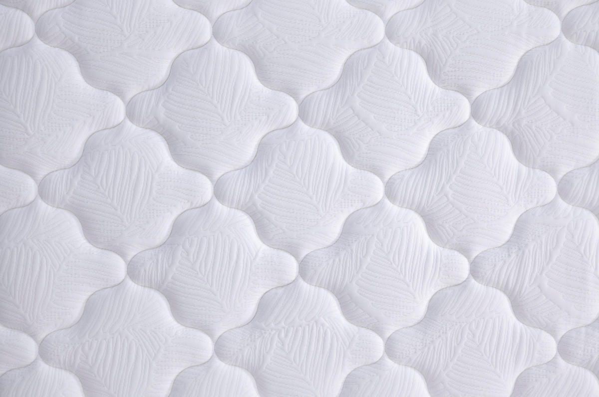 MATRATZE 140/200 cm aus Stoff & Metall, Weiß - Weiß, Textil (140/200cm) - OKMYHOME