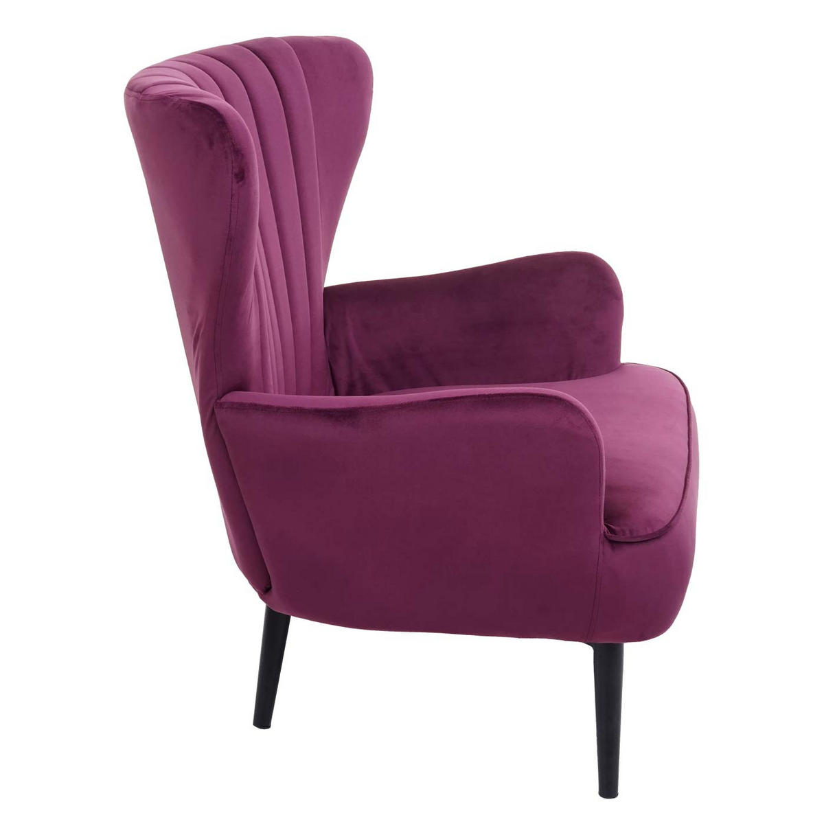 LOUNGE-SESSEL Bordeaux - Bordeaux, Textil (75/87/75cm) - MCW