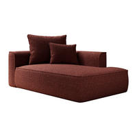 RECAMIERE ohne Schlaffunktion - 1 Person-Sitzer - Stoff - Bordeaux - - Bordeaux, Textil (180/67/115cm) - Vente-Unique