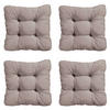 SITZKISSEN Panama 47/47 cm 4er-Set - Beige, Textil (47/8/47cm) - Madison
