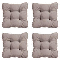 SITZKISSEN Panama 47/47 cm 4er-Set - Beige, Textil (47/8/47cm) - Madison