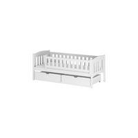 KINDERBETT Gia mit Schublade - Weiß, Holz (90/200cm) - Kids Collective