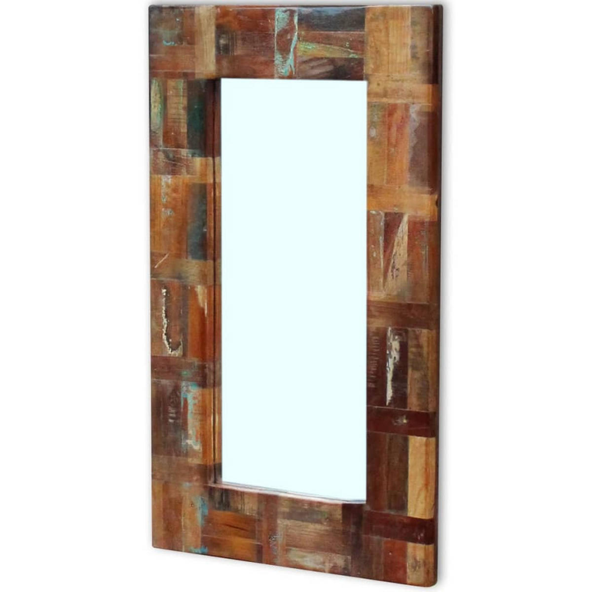 SPIEGEL Altholz 80x50 cm - Multicolor, Holz (50/80/1cm) - furnicato