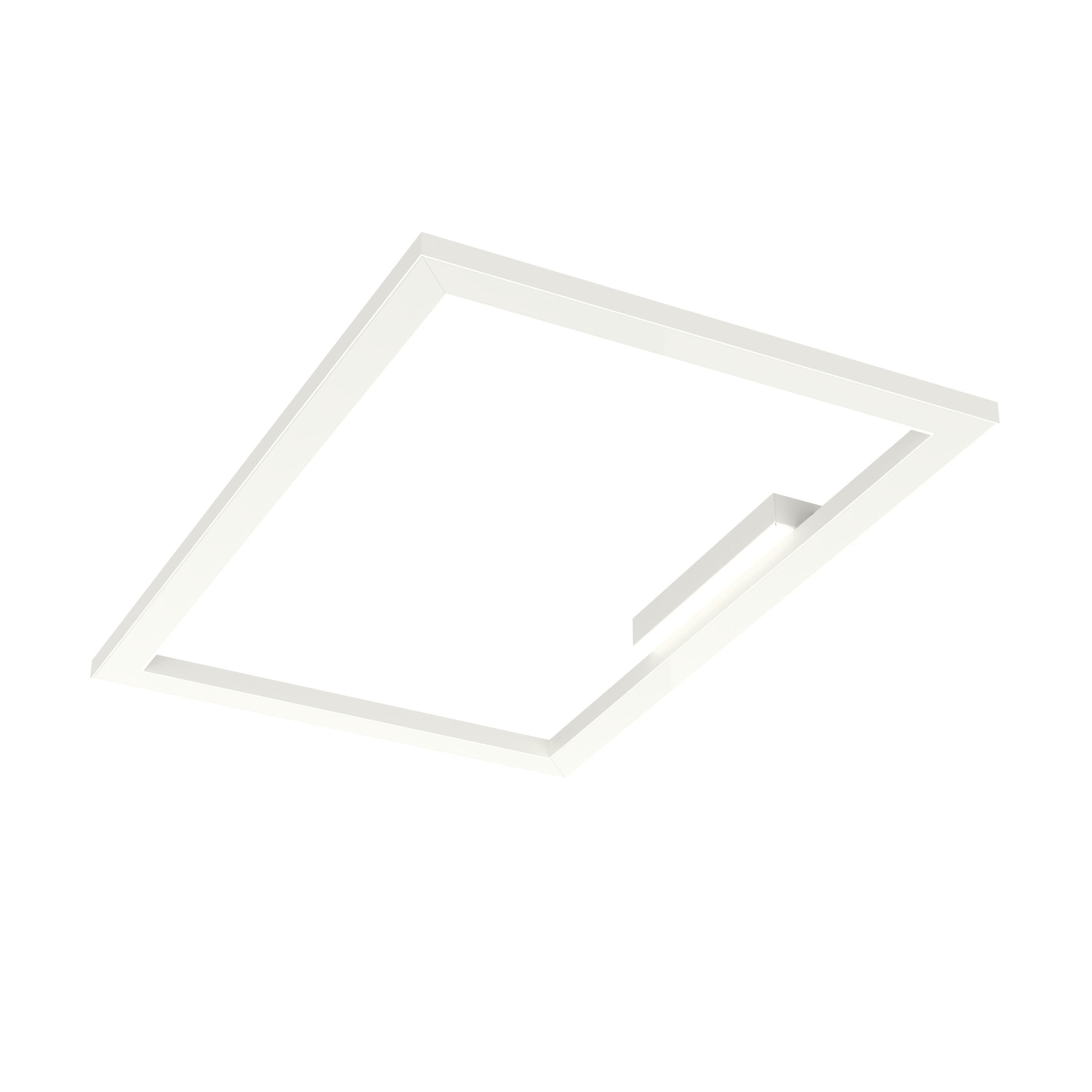 LED-DECKENLEUCHTE - Weiß, Metall (40/60/100cm) - Lumicom