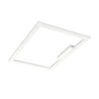 LED-DECKENLEUCHTE - Weiß, Metall (40/60/100cm) - Lumicom