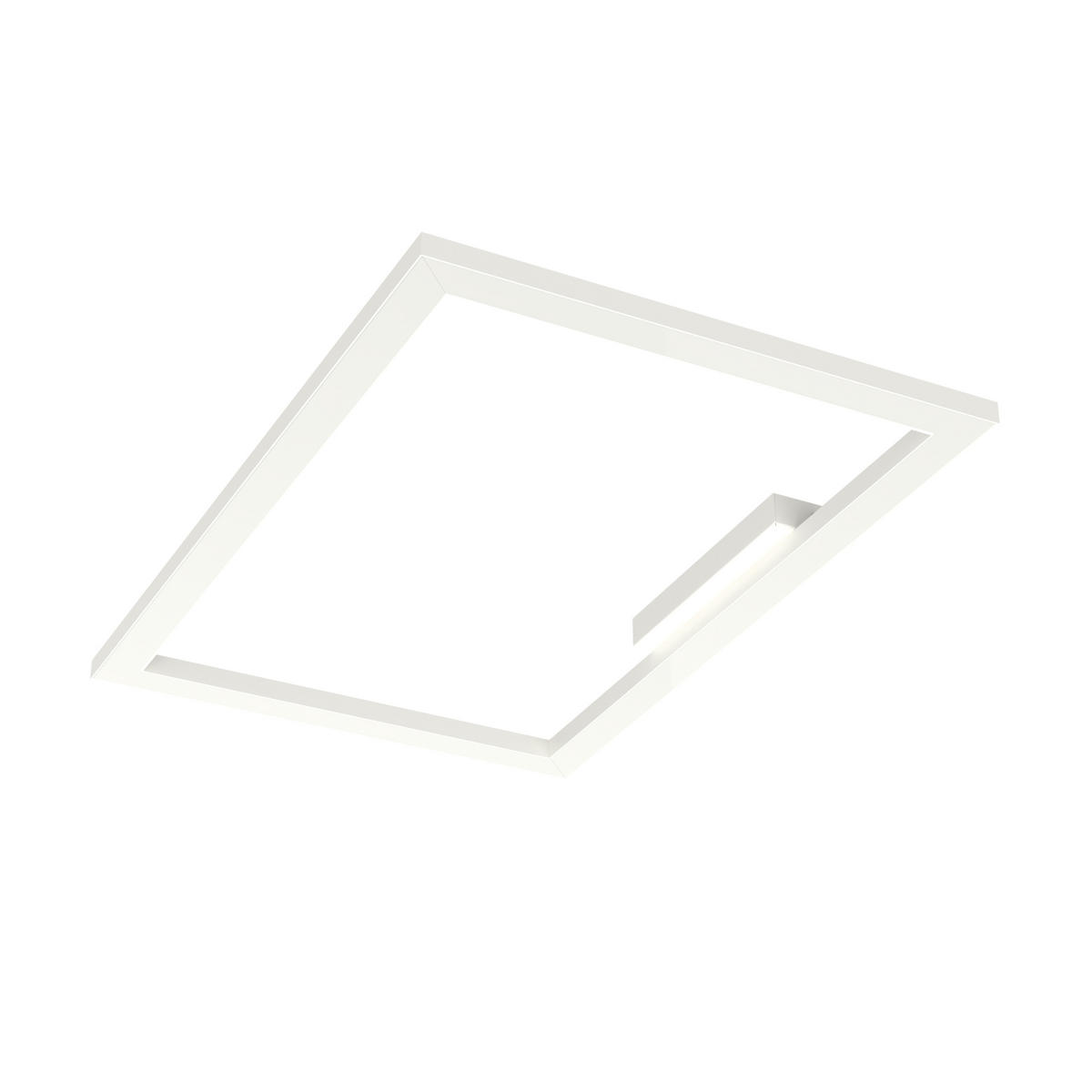 LED-DECKENLEUCHTE - Weiß, Metall (40/60/100cm) - Lumicom