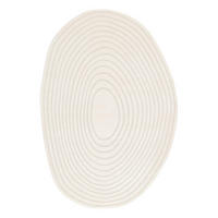 TEPPICH weich mit Relief-Effekt weiss - Weiß, Textil (160/230cm) - AFK Living