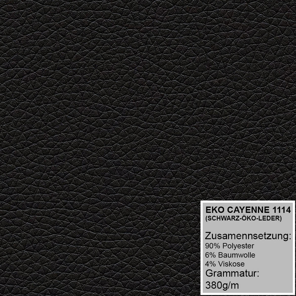 ECKSOFA VALTOR 320 cm x 185 cm – Stoff: ECO CAYENCE Schwarz 1114 Farbe: Schwarz - Schwarz, Textil (320/185cm) - A&J MöbelLand