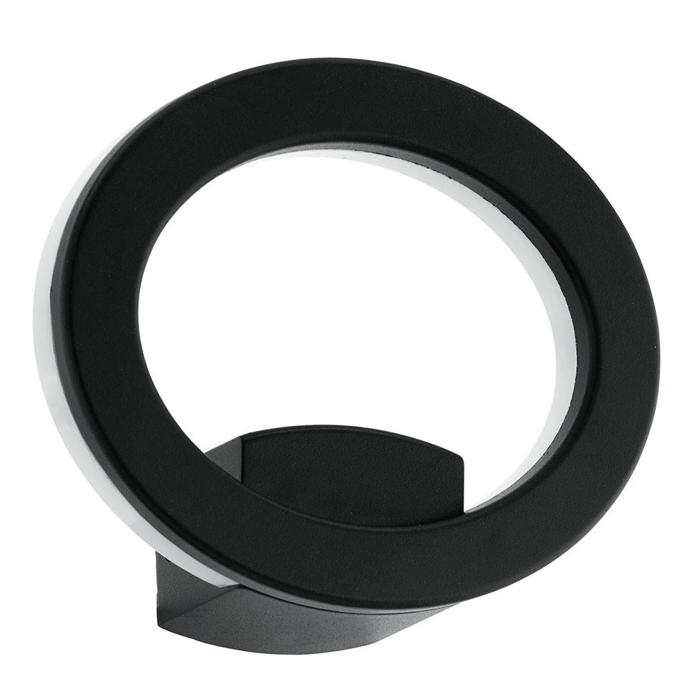 LED AUSSEN-WANDLEUCHTE Aluminium Schwarz - Schwarz, Metall (8/16/20cm)