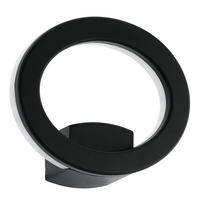 LED AUSSEN-WANDLEUCHTE Aluminium Schwarz - Schwarz, Metall (8/16/20cm)