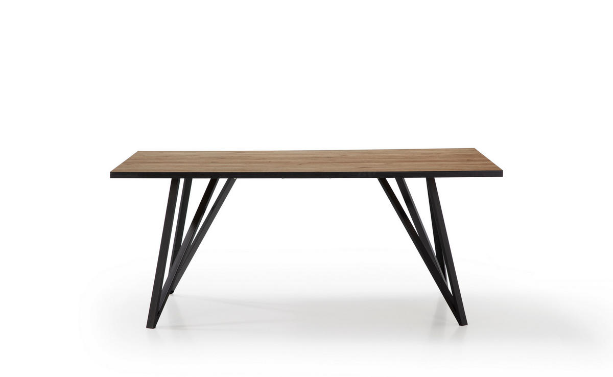 ESSTISCH Myla (Pia) Braun 180/90/76 cm - Braun, Keramik (180/90/76cm)