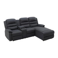ECKSOFA Relaxsofa - Ecke Rechts - Stoff - Anthrazit - MACEDONIA - Anthrazit, Textil (231/172cm) - Vente-Unique