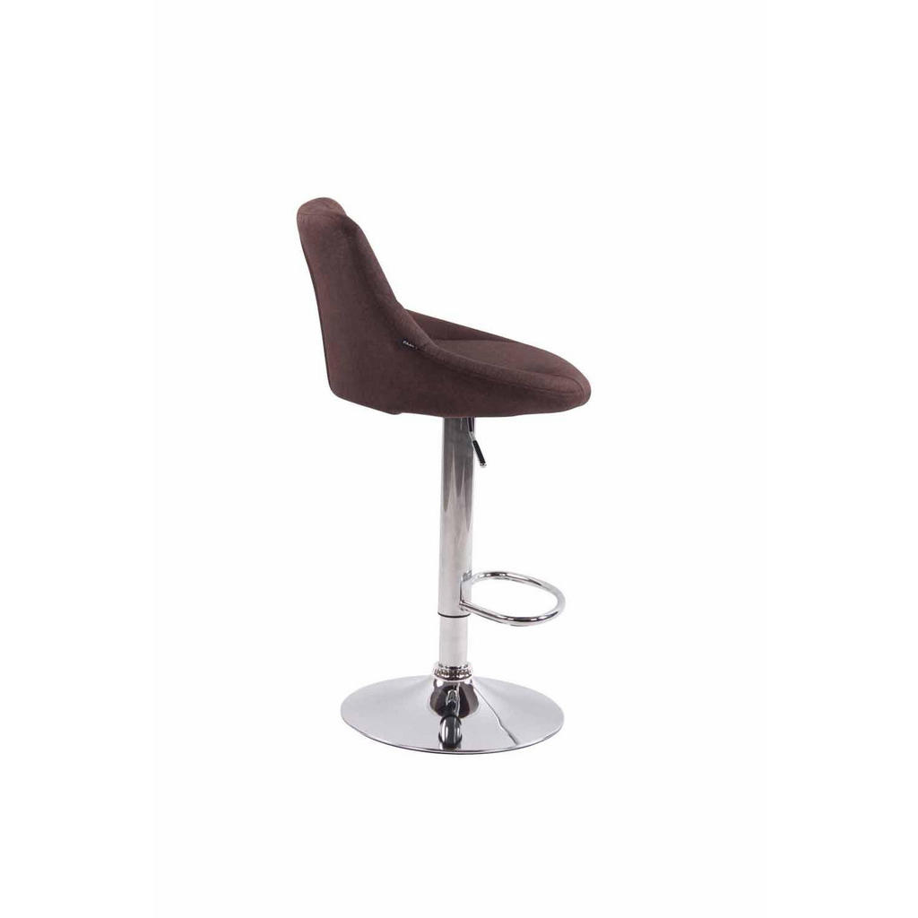 Thumbnail - CLP Barhocker, Braun, Textil, 46x83x49 cm, Esszimmer, Barmöbel, Barhocker
