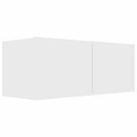 TV-SCHRANK Weiss 80/30/30 Cm Holzwerkstoff - Weiß, Holzwerkstoff (30/80/30cm) - vidaXL