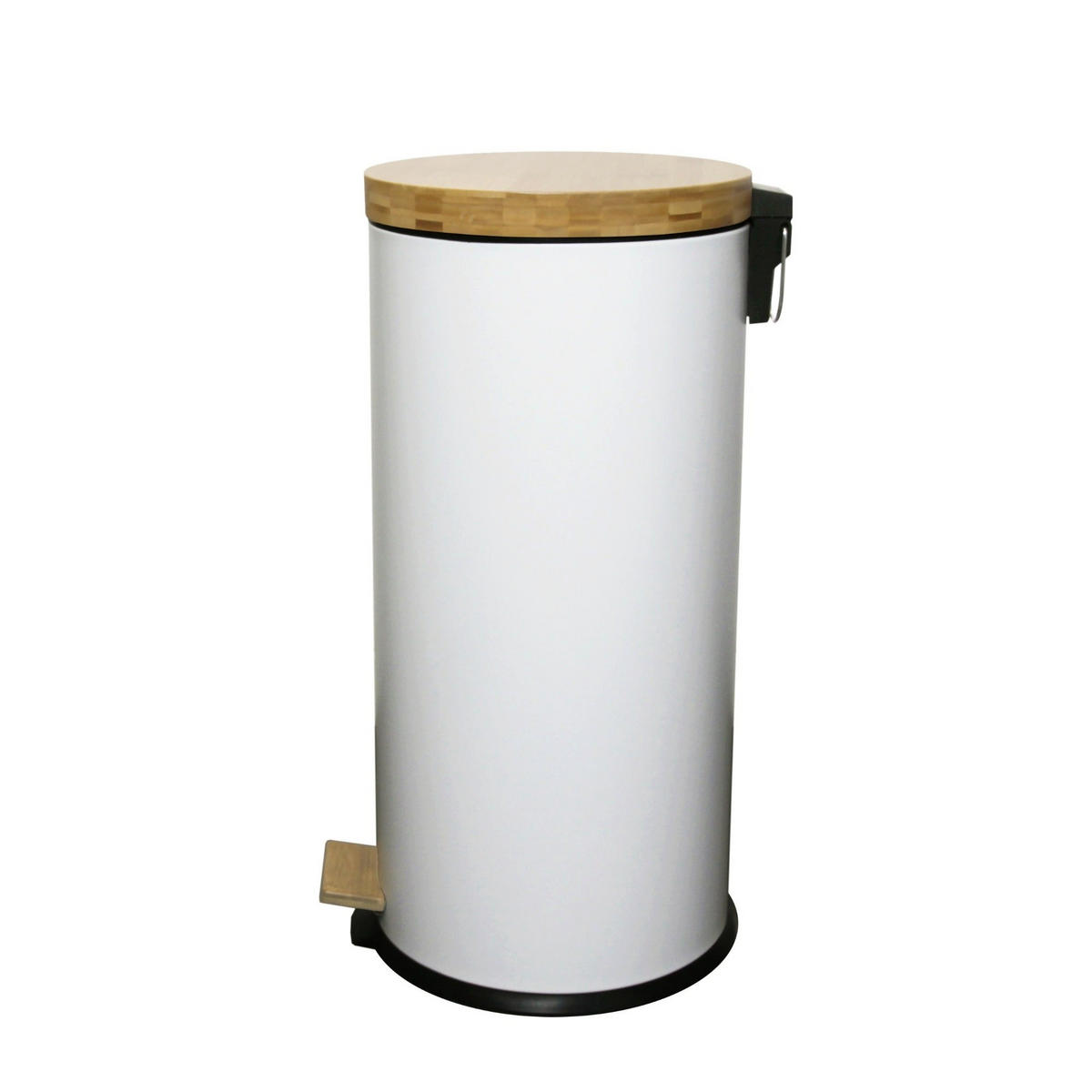 KÜCHENMÜLLEIMER mit Pedal FOREST weiß - Weiß, Metall (29/63/29cm) - Kitchen Move
