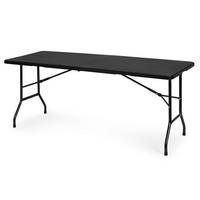 GARTENTISCH klappbar 180 x 75 cm - Schwarz, Kunststoff (180/75/74cm) - Mat-Haus