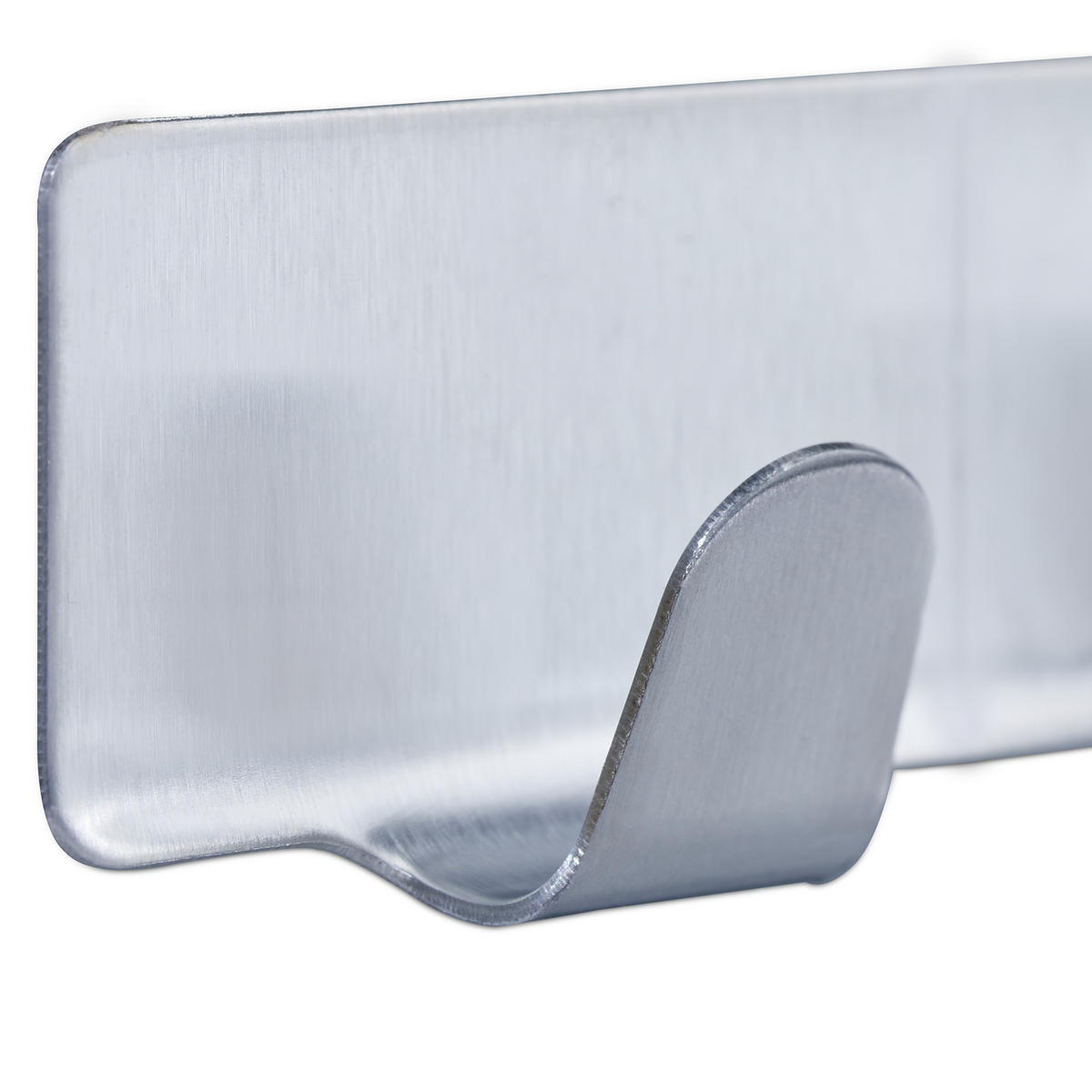 3XHAKENLEISTE - Silberfarben, Metall (16/2.5/2cm) - Relaxdays