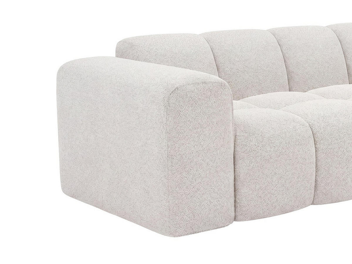 SOFA - 2 Personen - stoff - beige Caleso - Beige, Kunststoff/Textil (210/69.5/94cm) - Vente-Unique