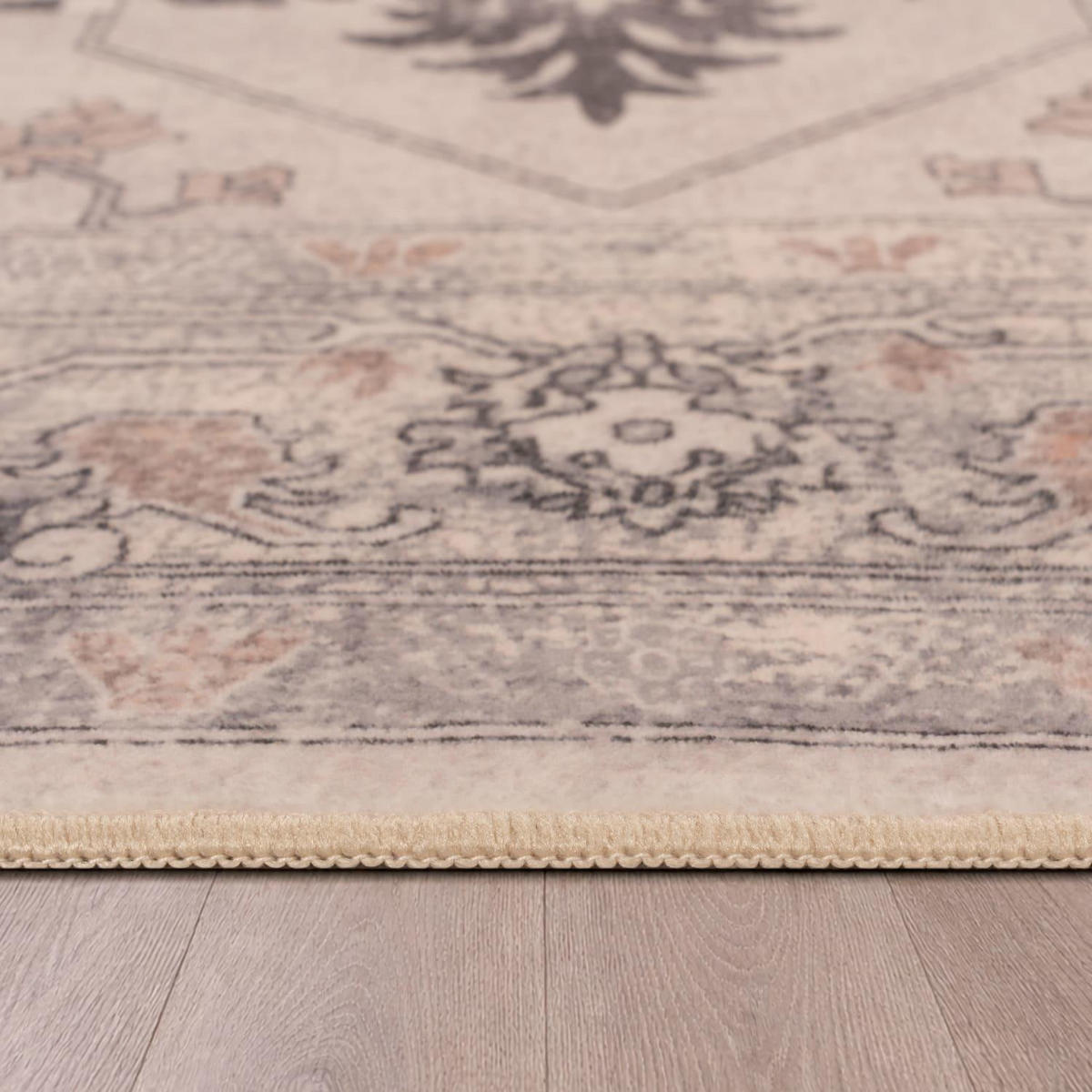 KURZFLOR-TEPPICH SEMER 425 BEIGE 240X340 - Beige, Kunststoff (240/340cm) - Paco Home