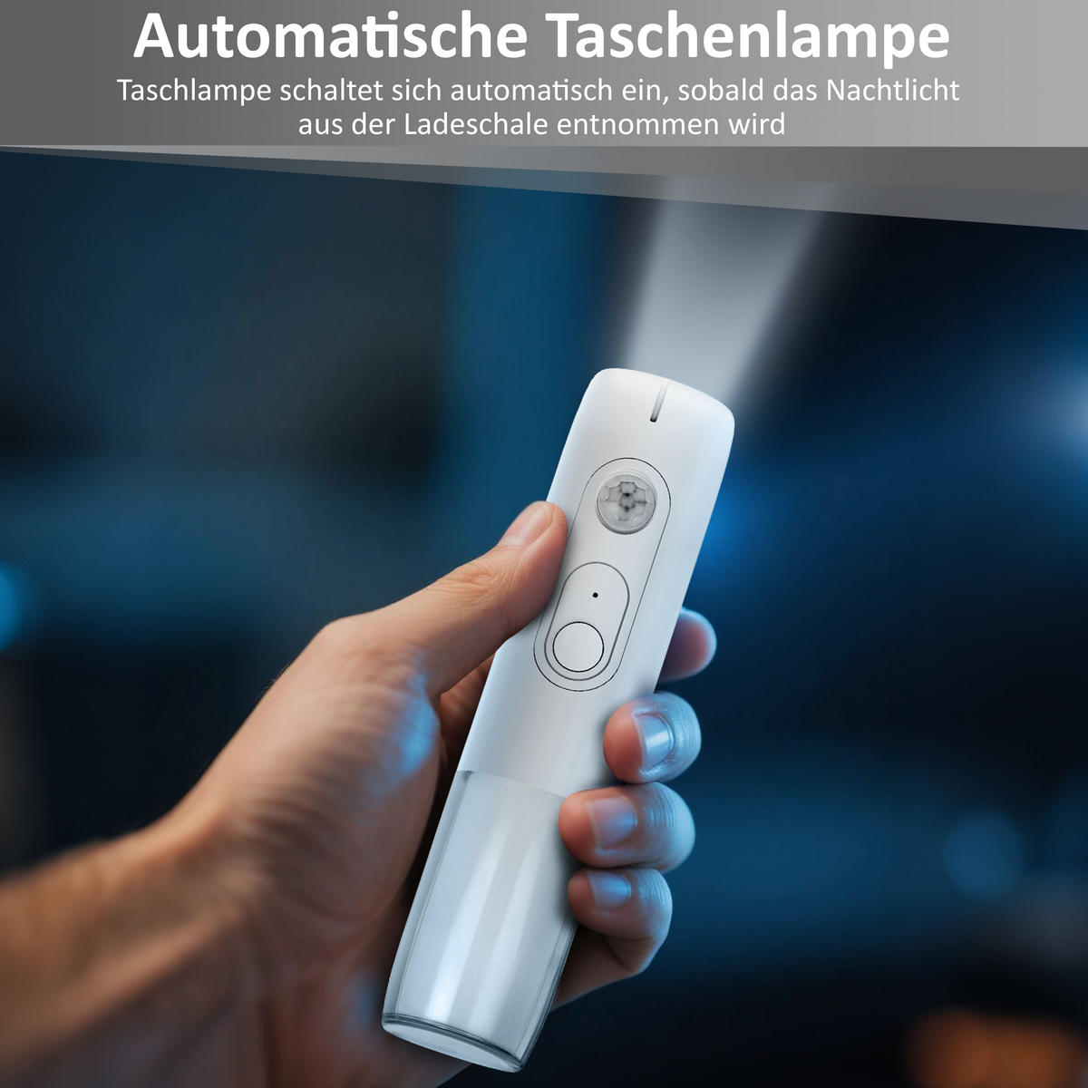 LED-ORIENTIERUNGSLEUCHTE Rund Weiß Kunststoff 2er-Set - Weiß, Kunststoff (9/4/15cm) - Northpoint