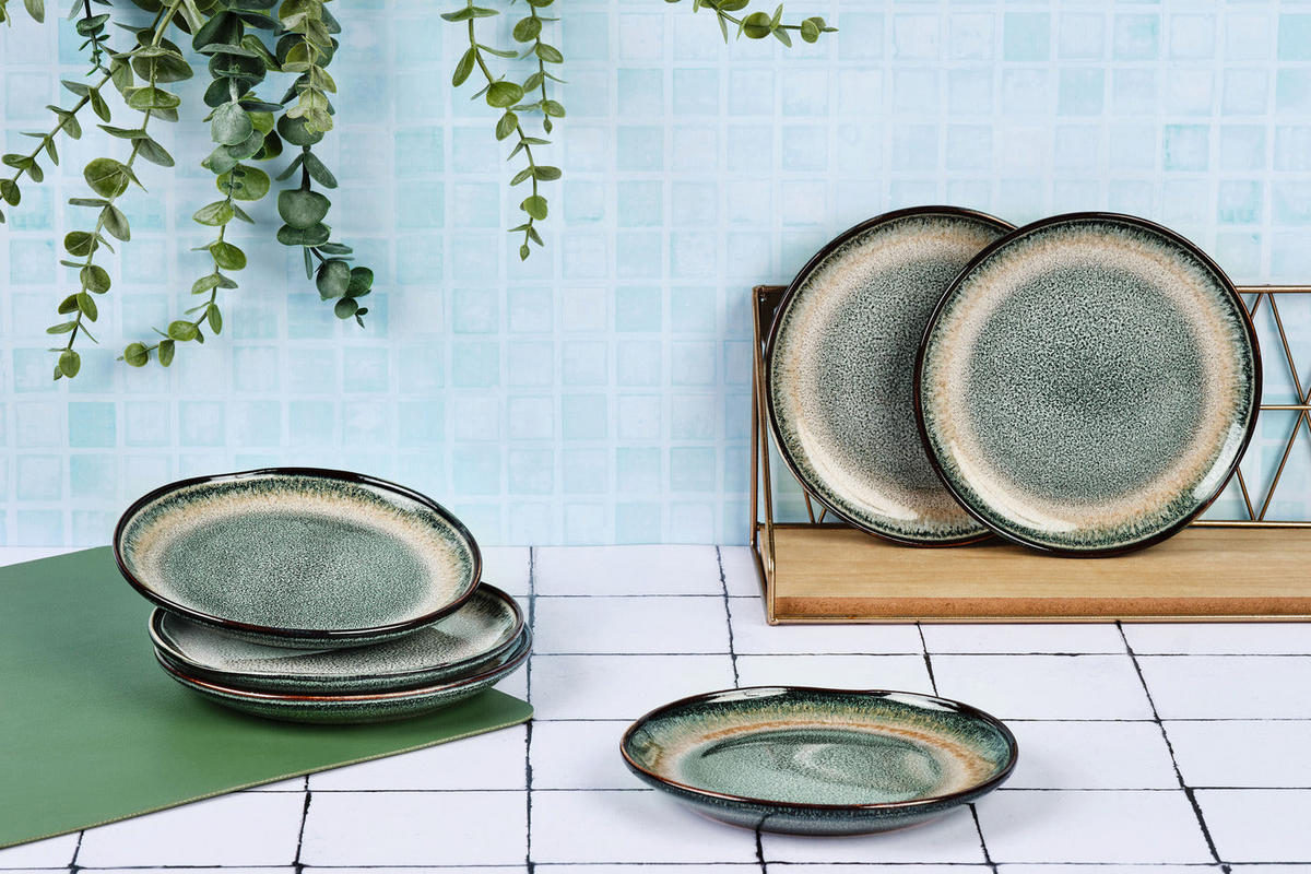 TELLER Genesis Ø16,5cm - 6er-Set - Erde - Grau, Keramik (16.5cm) - Björn