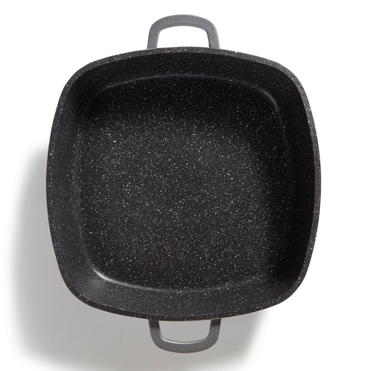 ECKPFANNE - Grau, Metall (28/28/7.5cm) - Stoneline