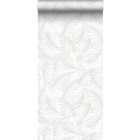 TAPETE Federn 53 cm x 10 m - Weiß, Papier (53/1000cm) - Sanders & Sanders