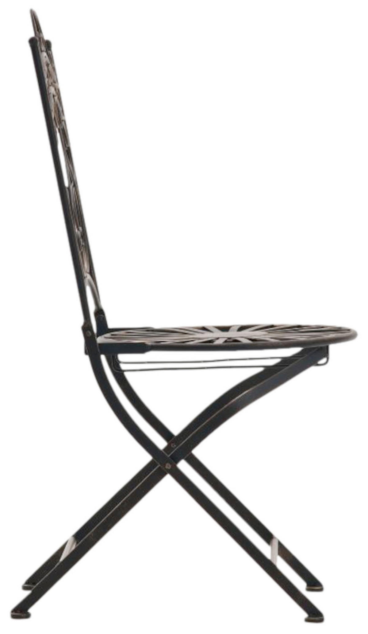 GARTENSTÜHLE Indi - 2er Set - bronze - Braun, Metall (40/50/92cm) - TPFGarden
