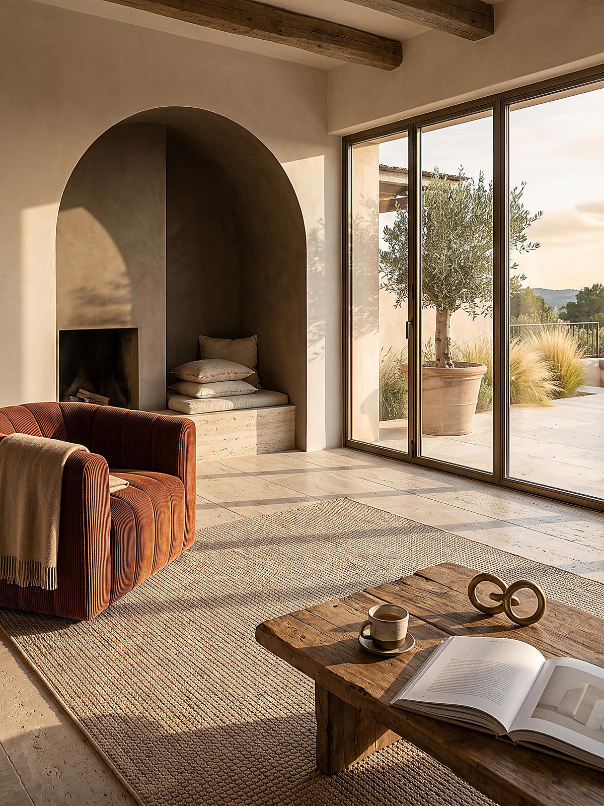 TEPPICH Flachgewebe, Outdoor, Fußbodenheizung-geeignet, VIGOLENO in Sand, 160 x 220 cm - Beige, Textil (160/220cm) - KADIMA DESIGN