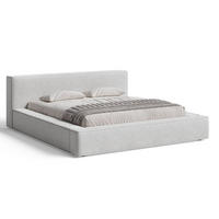 POLSTERBETT Mali 160x200 Grau - Grau, Textil (160/200cm) - Graingold